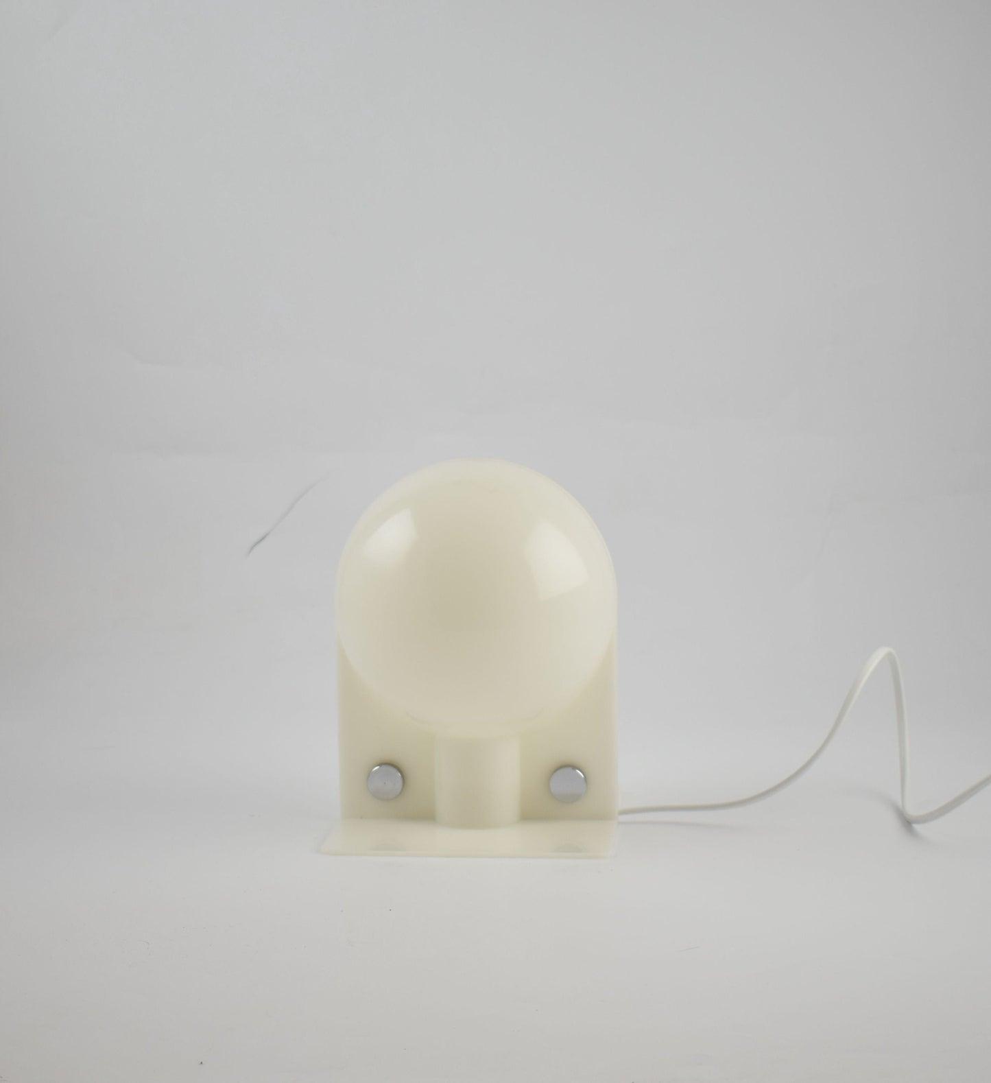 Harvey Guzzini bedtafellamp Sirio van Brazzoni &amp; Lampa Italiaans designicoon uit de jaren 70, wit