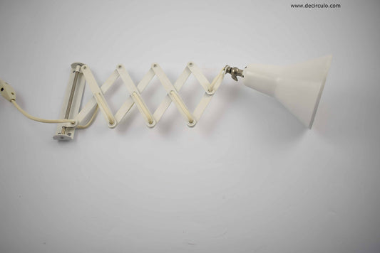 Lámpara de pared tipo tijera retro holandesa Anvia, lámpara de pared vintage blanca de anvia light designers