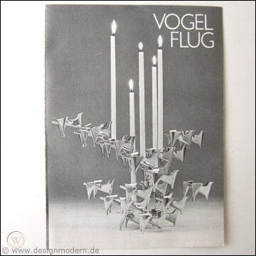 11 raros candelabros apilables Diseño Vogelflug Fabricante de diseño de la era espacial Hammonia Motard,
