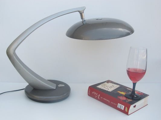 Fase Boomerang Madrid Spanje, Gereserveerd voor R. Vintage Retro bureautafellamp
