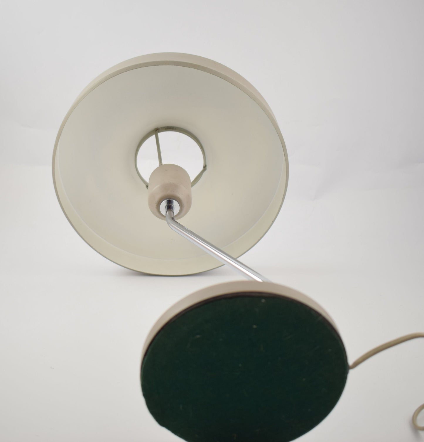 Nederlandse Louis Kalff PHILIPS industriële grijze tafellamp jaren 50