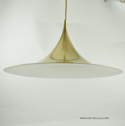 Fog Morup Lámpara colgante de latón SEMI, Claus Bonderup y Torsten Thorup, Fog Morup