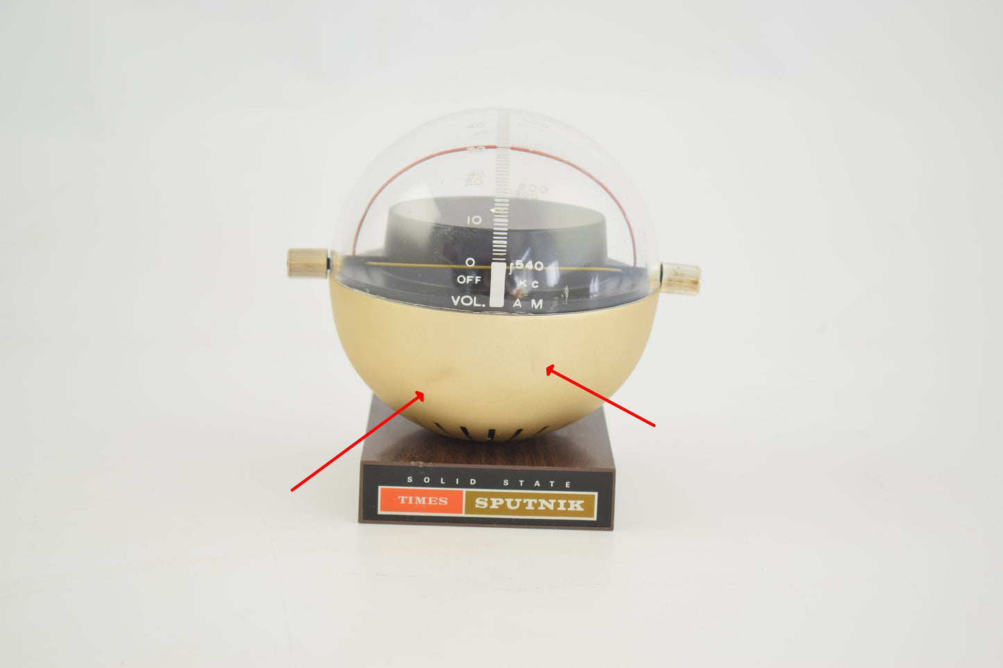 Estado sólido – Times Sputnik radio de diseño de la era espacial Panasonic, Matsushita, National