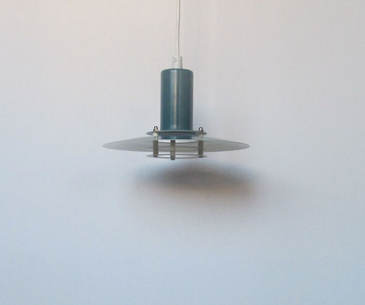 Luz colgante turquesa danesa Lyfa, lámpara colgante escandinava de la empresa danesa lyfa