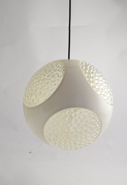 OVNI Era espacial colgante Ojo de insecto luminoso masivo