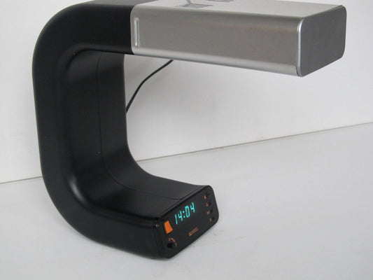 Lámpara y despertador de la era espacial de Alemania Occidental Pfäffle, diseñado por Knox.