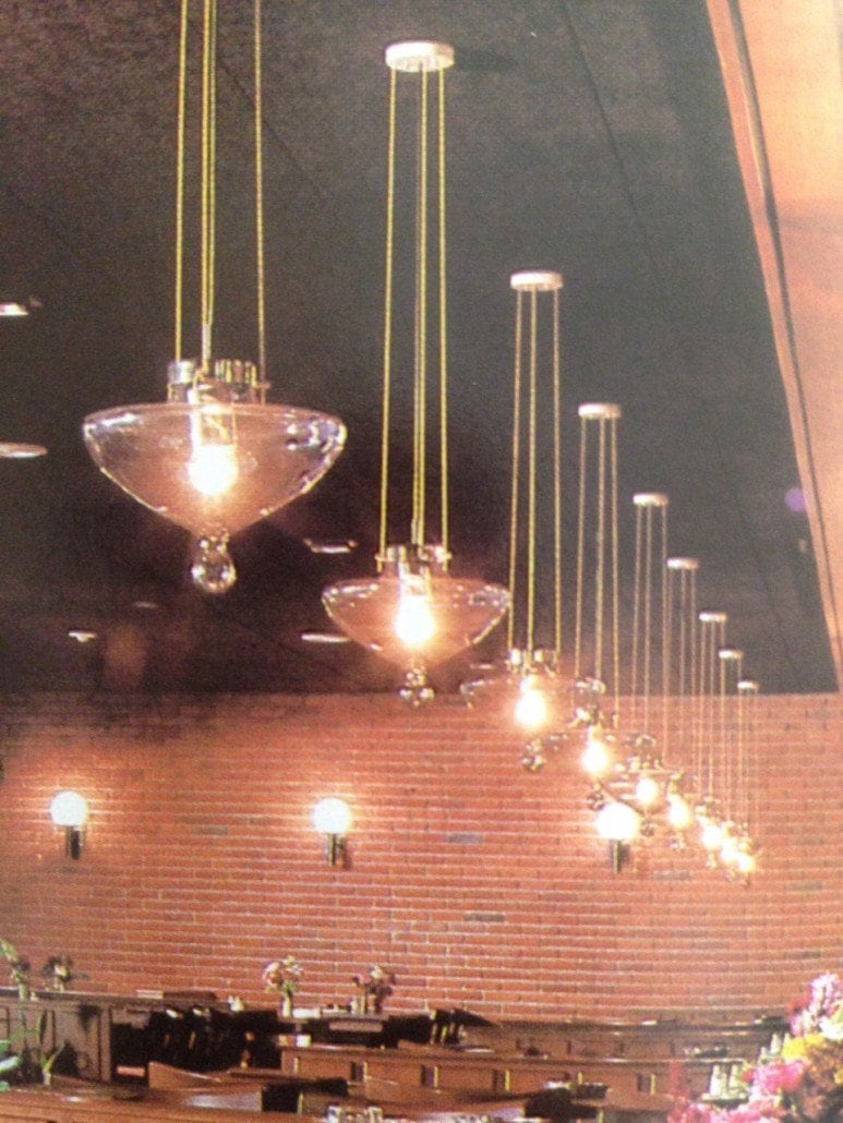 Lámpara colgante Raak High Chaparral, lámpara de diseño vintage holandés de los años 70