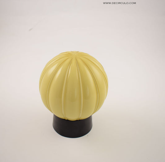 Art Deco Thabur Lamp Den Haag Nederland Jaren 30 oud geel beige Nederlandse Plafondlamp