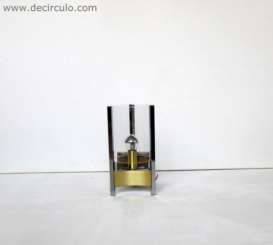 Aplique Sciolari con cristal, aplique de diseño italiano Gaetano Sciolari