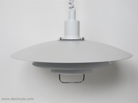 Lámpara colgante blanca de diseño sueco, hermosa luz escandinava