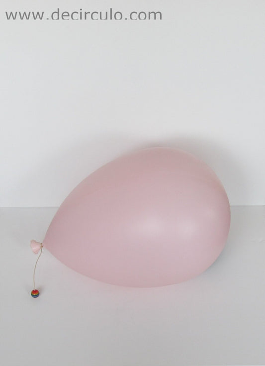 XL Ballonlamp Yves Christin voor bilumen wand- of plafondlamp, Italië jaren 70 diffuser van geblazen kunststof en zwarte ABS voet