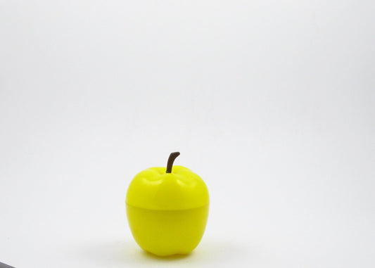 Cubo de hielo plástico vintage verde amarillo