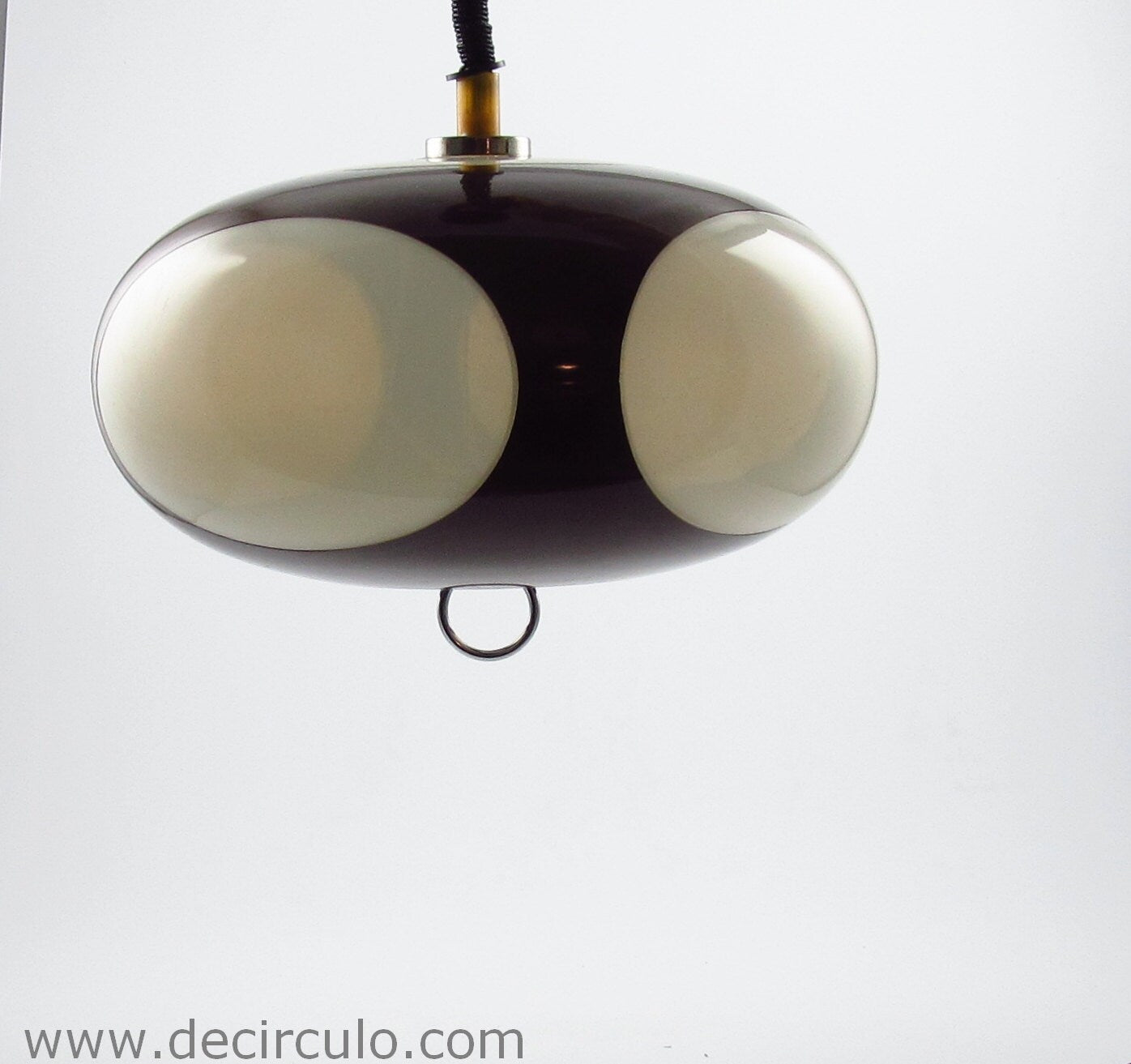 Lámpara colgante UFO Space age de Luigi Colani, lámpara de diseño de los años 70