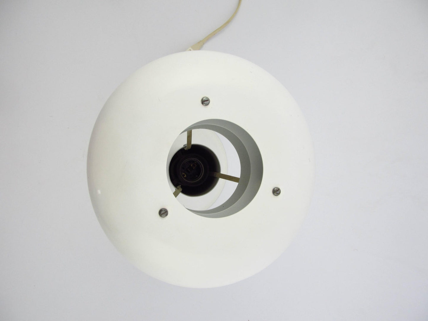 Hans-agne Jakobsson aluminium bureaulamp, witte Zweeds design tafellamp