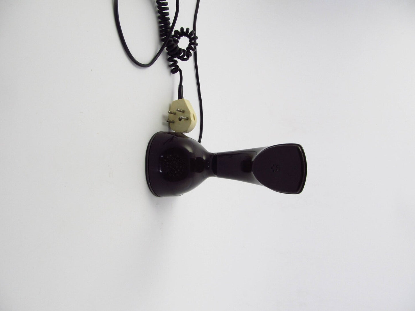 Very dark Brown Ericofon famous mid century modern telephone from ericsson