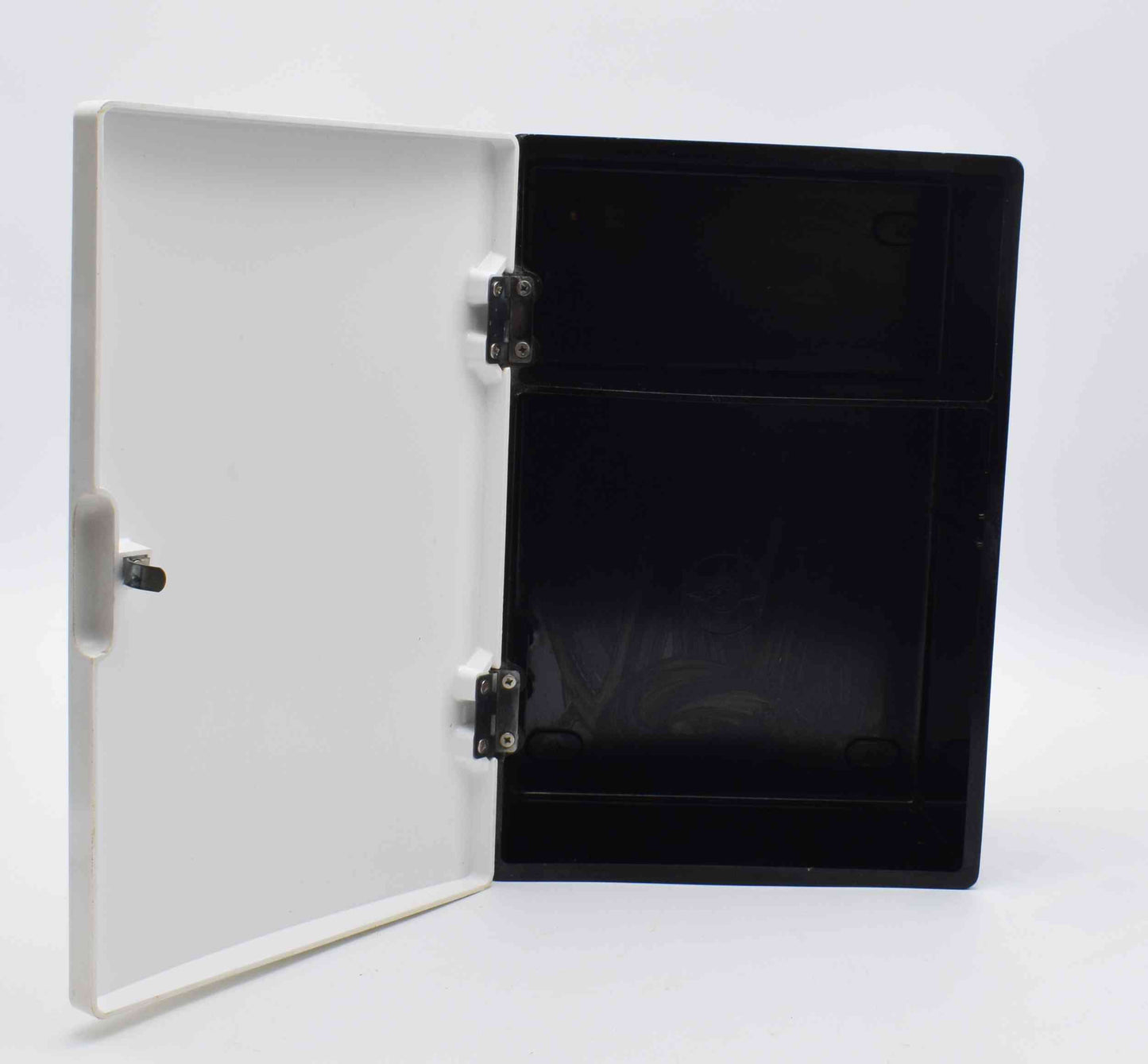 medicine cabinet, wall cabinet, bathroom vanities, mid century modern, black white cabinet, bakelite cupboard, bakelite, cupboard, castiglioni, louis kalff, gispen, rock and roll, elvis presley