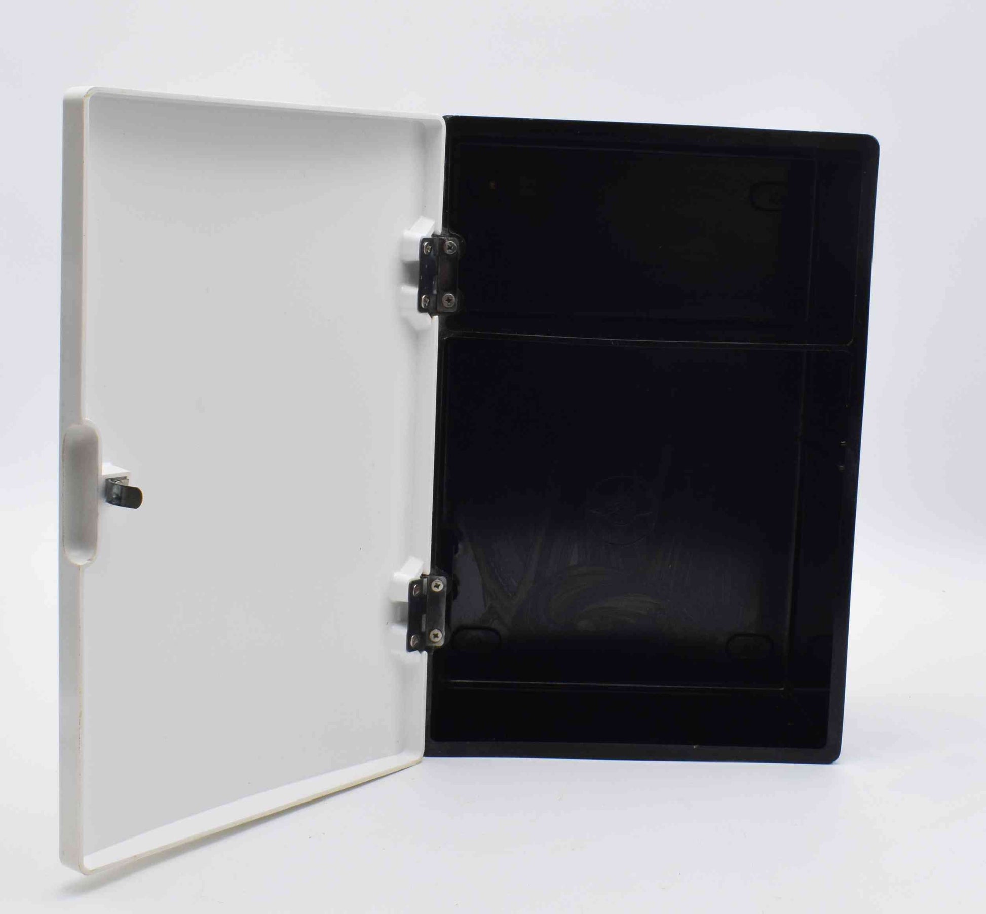 medicine cabinet, wall cabinet, bathroom vanities, mid century modern, black white cabinet, bakelite cupboard, bakelite, cupboard, castiglioni, louis kalff, gispen, rock and roll, elvis presley