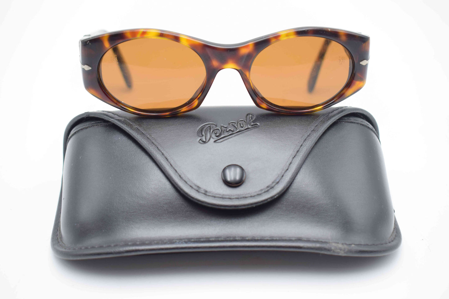 Persol tortoise sunglasses plus case