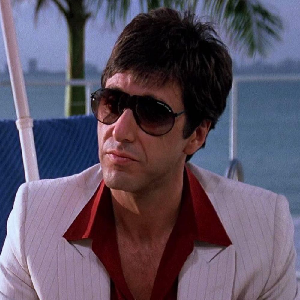 al pacino scarface vintage sunglasses