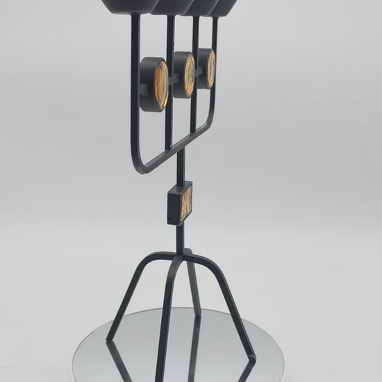 cast iron gunnar ander candle holder 