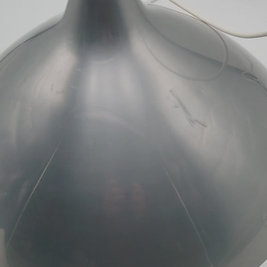 Stockmann Orno, silver pendant lamp, pendant lamp 1950s, aluminium pendant, pape finland lamp, scandinavian lamp, mid century modern, mid century lamp, bauhaus miller, poulsen fog morup, lyfa eames lamp, ikea vintage, philips cosack