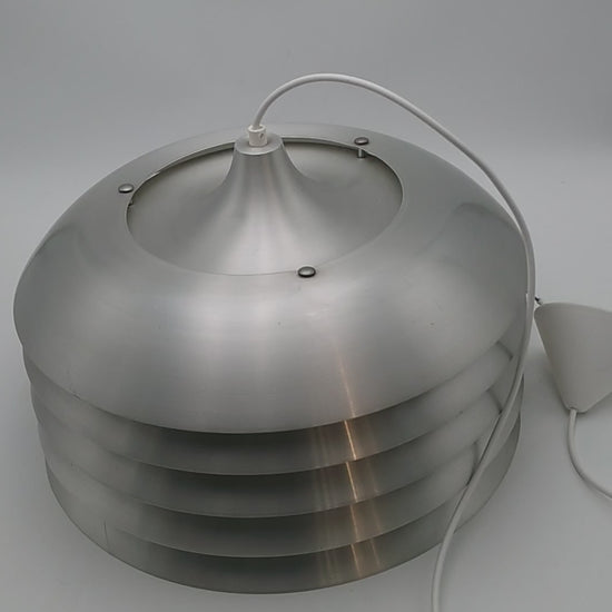 jakobsson, svera, AB Markaryd, Swedish design ikea, danish design, dutchdesign lamp, pendant lamp, salmon pink lamp, big hanging lamp, kitchen lamp, living room lamp, fog morup vintage, vintage lamp