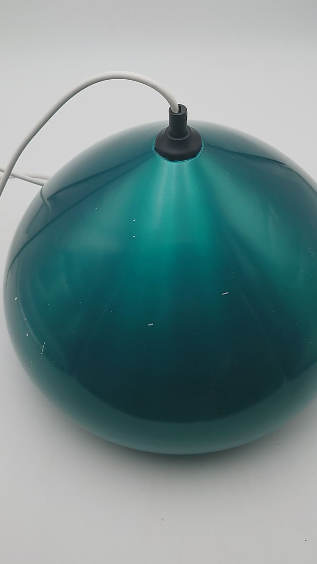 fog morup, scandinavian design, celing light, kitchen light, turquoise, pendant lamp, poulsen light, danish lamp, mid century modern, denmark sweden, home decor lamp, blue shining lamp, livingroom light