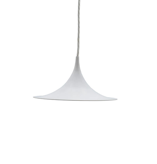 Semi fog morup, Bonderup Thorup, Danish designlamp, Scandinavian design, minimalism, moma new york, midmod sixties, happy days, white lamp, diningroom light, minimalist light, kitchen light, vitra miller