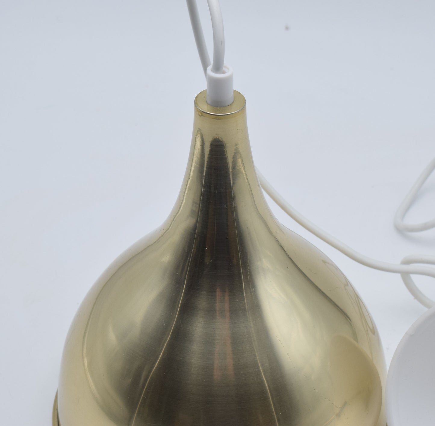 fog morup, pendant light, poulsen, ceiling light, walking closet, mid century, danish, messing lamp, brass lamp, hallway lamp, corridor lamp, silhuet fog morup, kitchen lamp