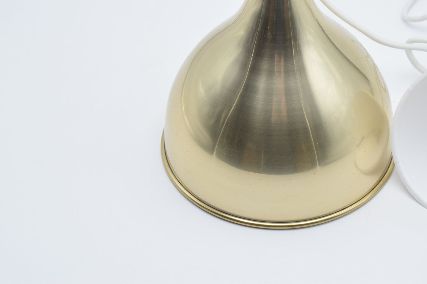 fog morup, pendant light, poulsen, ceiling light, walking closet, mid century, danish, messing lamp, brass lamp, hallway lamp, corridor lamp, silhuet fog morup, kitchen lamp