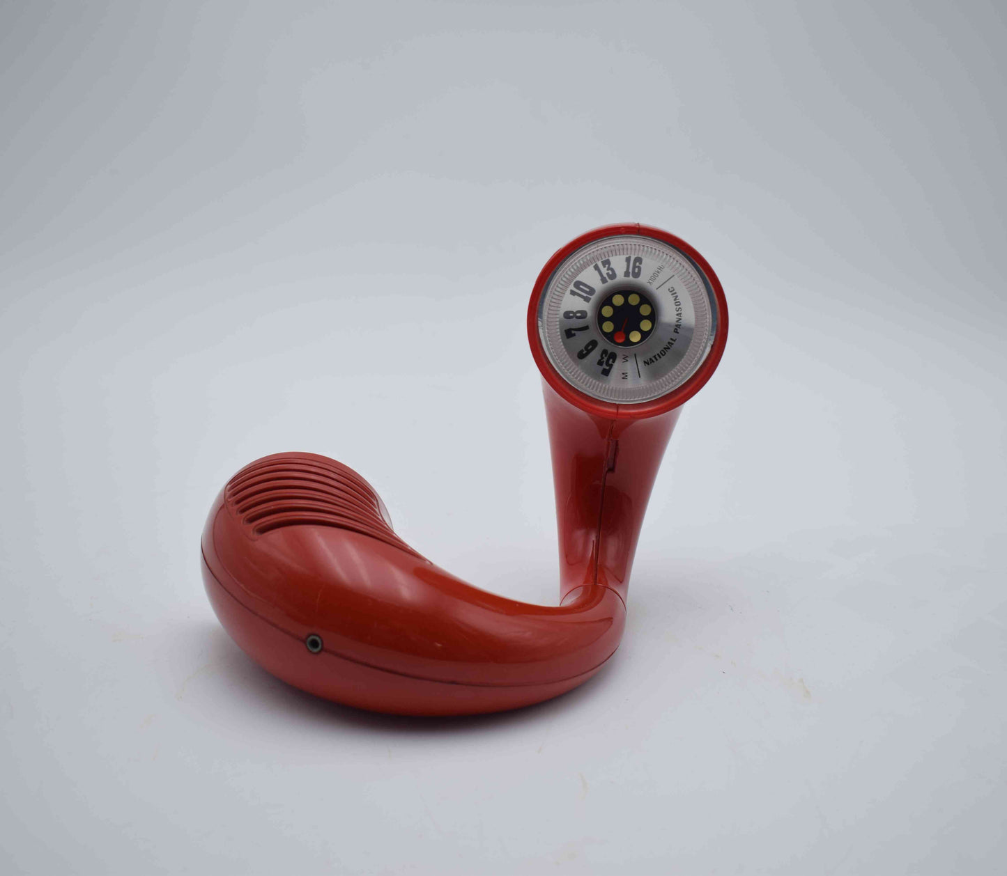 Toot-a-Loop panasonic Red plastic AM-transistor wrist-radio R-72