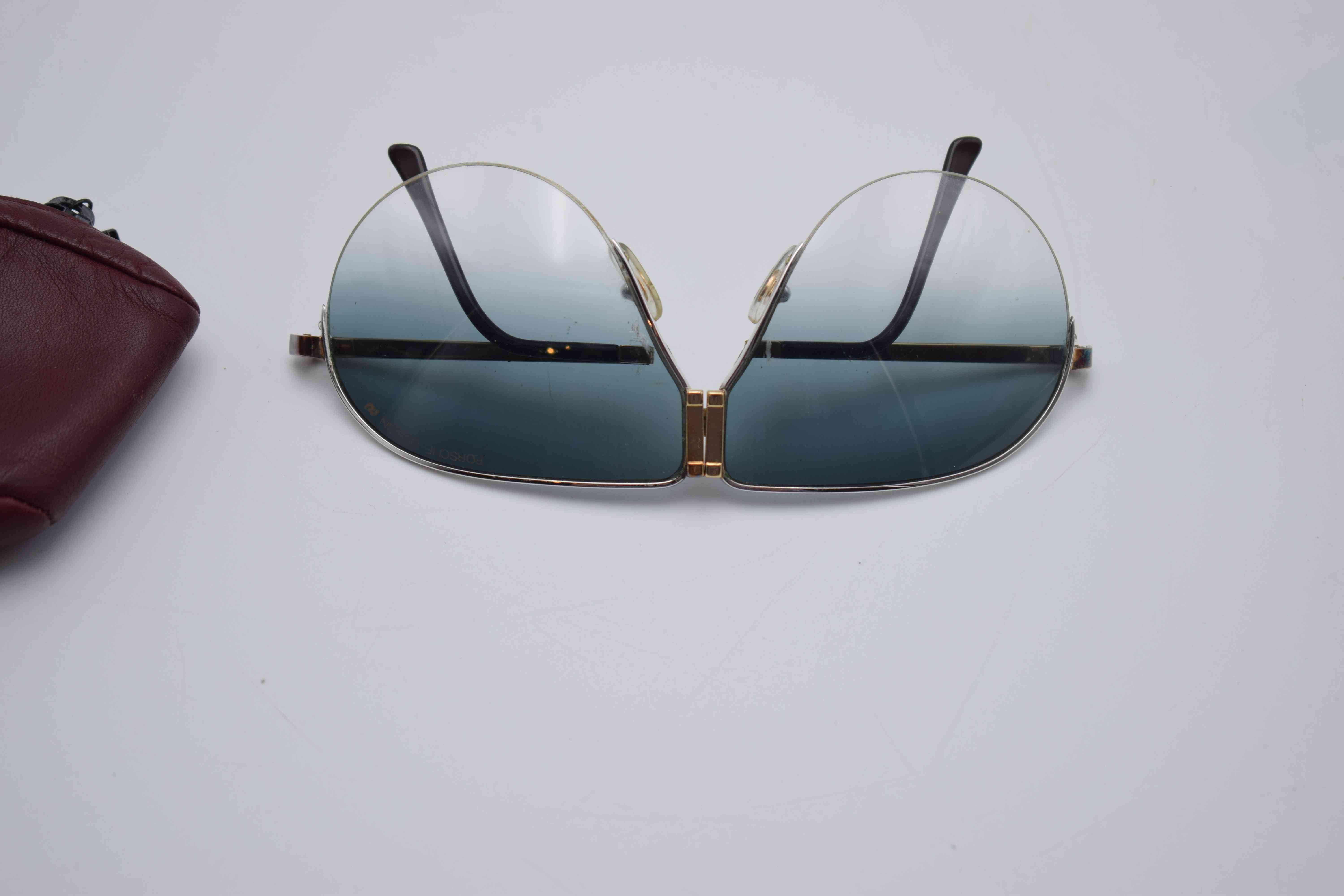 Porsche 5628 by Carrera vintage folding sunglasses made in Austria