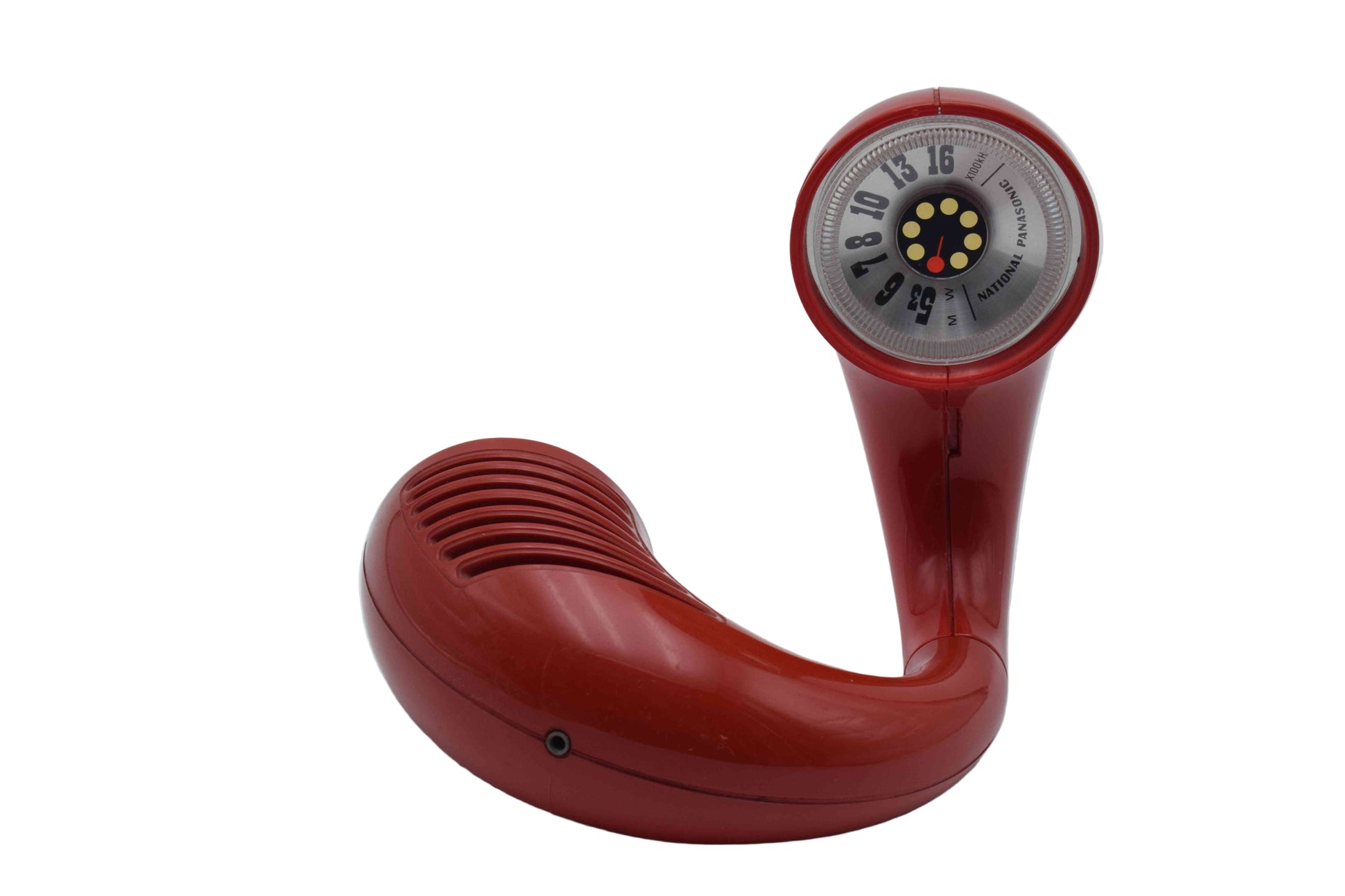 Toot-a-Loop panasonic Red plastic AM-transistor wrist-radio R-72